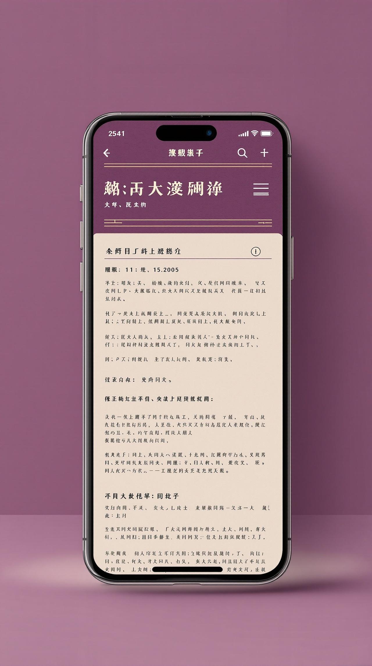 八哥网APP阅读界面